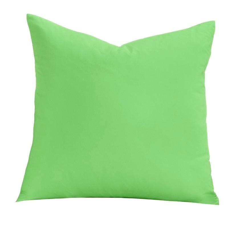 Learning Linens Solid Microfiber Accent Pillow Walmart Com