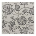 thumbnail image 3 of Unique Loom Outdoor Botanical Collection Area Rug - Floral (6' 1" Square Gray/Silver), 3 of 8
