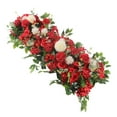 thumbnail image 2 of Artificial Wedding Arch Flowers Hanging Backdrop Decor Display for Wedding Arch and garden Outdoor Wall Decorations Red, 2 of 7