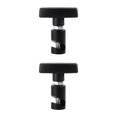 thumbnail image 1 of Sidaley Abrazadera de varilla de elevación de capó de motor de coche de aleación de aluminio desmontable reutilizable Clip de tope Negro 2piezas, 1 of 6