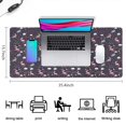 thumbnail image 5 of Long Mouse Pads for Desk,Dark Unicorn Rainbow Cloud Pattern Desk Mats on Top Of Desks, Desk Mouse Pad Extra Large with 3mm Non-Slip Base and Stitched Edge for Gaming,Office,Work,Home 35.4"x15.7", 5 of 6