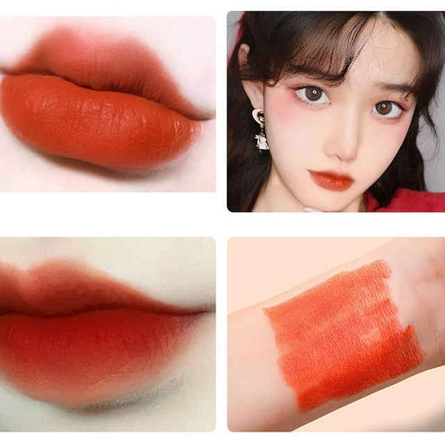 Lápiz labial HUOGUO Matte Velvet, impermeable, de larga duración, 3,8 g
