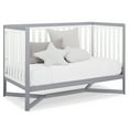 thumbnail image 6 of Delta Children Tribeca 4-in-1 Convertible Crib, Greenguard Gold Certified, White/Gray, 6 of 14