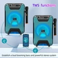 Portable Trolley Bluetooth Speaker Small PA System Stereo Heavy Bass