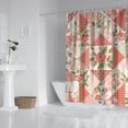 thumbnail image 2 of Pioneer Flower Floral Print Pattern Shower Curtain 72"x72" ,Bathroom Decorative Shower Curtains Set with 12 Hooks,Modern Waterproof Washable Shower Curtain, 2 of 6