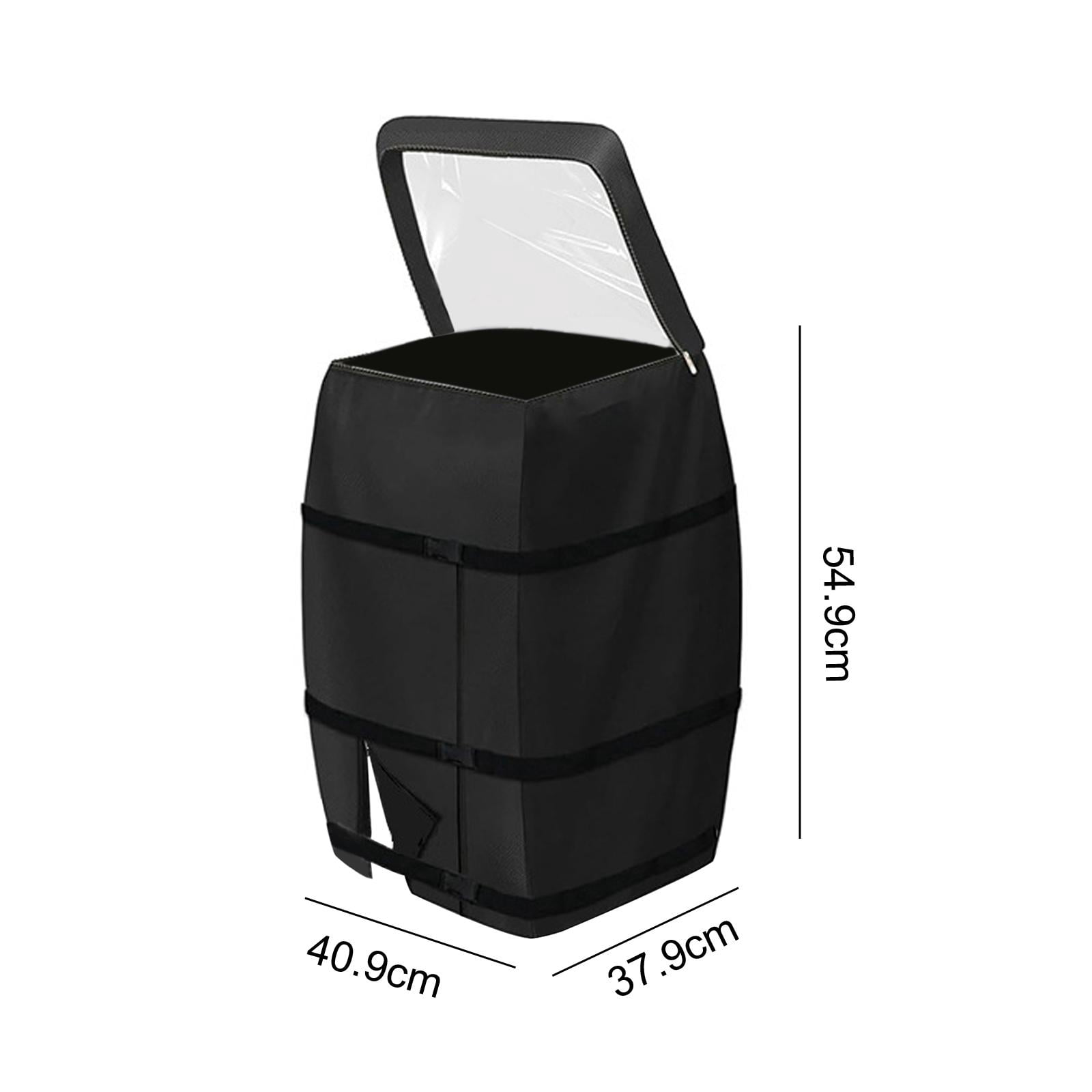 kesoto Tubs Insulated Pump Cover, Accessories, with Transparent Lid 600D Polyester Dustproof for Winter Home