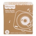 thumbnail image 6 of Fisher-Price Deluxe Rockin Record Player Musical Toy Turntable with 6 Records for Kids Ages 3+, 6 of 6
