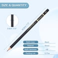 thumbnail image 2 of Uxcell 12Pcs Graphite Pencils, Round HB Refill Wood-case Sketching Pencils Pre-sharpened Sketch Art Supplies for Home Office Classroom Artist Painting Sketching Study, Black, 2 of 7