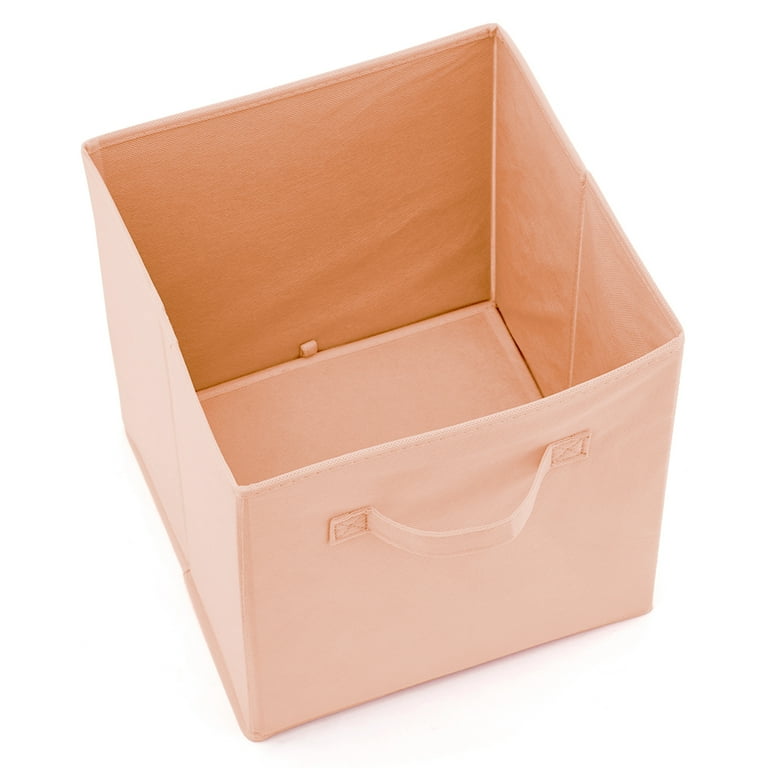 Foldable Storage Cube Bins, Assorted Colors