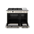 thumbnail image 2 of Bertazzoni Her486btfgmt Heritage 48" Wide 7.1 Cu. Ft. Free Standing Gas Range - Nero, 2 of 4
