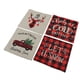 thumbnail image 5 of 4 Uds. Fundas de almohada navideñas 45x45cm ciervo copo de nieve muñeco de nieve cómodas fundas de almohada navideñas de lino suave para el sofá del hogar 05, 5 of 14