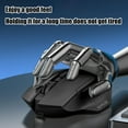 thumbnail image 4 of Wireless Bluetooth Dual Mode Mouse - 1600 DPI Adjustable Silent Click Gaming & Office Mouse with Type-C Fast Charging, Ergonomic 4.69in (Black)​, 4 of 6
