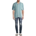 thumbnail image 3 of No Boundaries Men's Short Sleeve Printed Rayon Shirt, 3 of 6