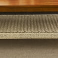 thumbnail image 6 of 47.25" Rattan Coffee Table with Storage, Mid-Century Coffee Table With Woven Shelf, Farmhouse Wood Low Rectangle Tea Table For Couch Bedroom Patio, 6 of 8
