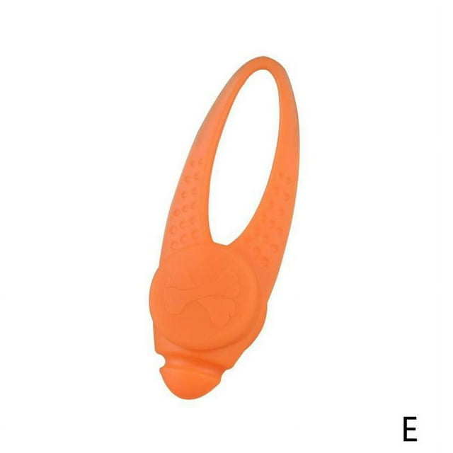 DOG COLLAR LIGHT UP TAG RUBBER PENDANT LED Flashing For Collar or Lights K3 G )χ A8E9