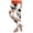 Light Gray, variant on mgoYE Women's Halloween Leggings Women's Halloween Ankle Length Seasonal Printed Leggings Size XXL