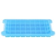 thumbnail image 1 of 36?Grid Ice Cubes Tray with Lid Stackable Silicone Sealing Ice Mold Kitchen Bar AccessoryBlue, 1 of 5