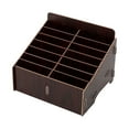 thumbnail image 1 of EGNMCR Shoe Rack, 14 Cells Desktop Organizer Wooden Desk Organizer Desktop File Shelf Mail Sorter Tray Multifunction Storage Box Rack For Office Home Tabletop Remote Controller desktop storage, 1 of 1