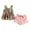 A, variant on Girls Fly Sleeve Cartoon Prints Dress Dresses Clothes Headbands Set Girls Suit Floral Girls Style Vest Top Shorts Two Piece Set Baby Outfits for Girls 3-6 Months Little Character Set New Born Clothes