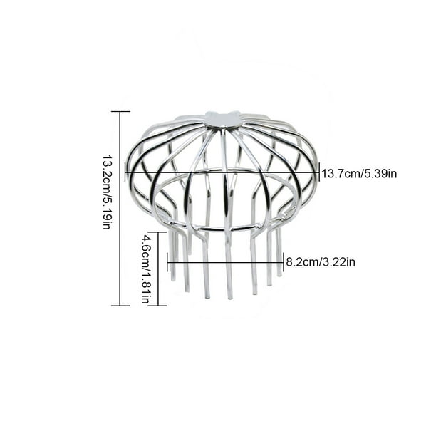 Gutter Guard 2 Inch 304 Stainless Steel Filter Strainer Stops Leaves Seeds And Other Debris Gutter Cleaning Tool 4 Pack 2 Walmart Com Walmart Com