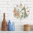 thumbnail image 3 of Two Dinosaurs Reading Books Round Wall Clock Silent Analog Battery Operated Gold Pointer Home Decor 9.84" Diameter, 3 of 11