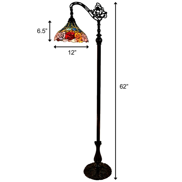 Amora lighting tiffany style store reading floor lamp