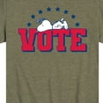 thumbnail image 3 of Peanuts - Vote Snoopy - Toddler & Youth Short Sleeve Graphic T-Shirt, 3 of 6
