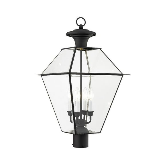 Livex Lighting Westover 4 Light Outdoor Post Lantern