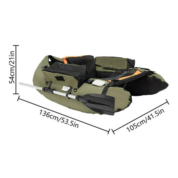 Modern Fishing Boat, Outdoor Fishing Boat, Inflatable Fishing Boat 136x105cm