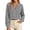 T-Gray womens sweatshirt, variant on DIOAZUD Women's Cropped Zip up Sweatshirts Long Sleeve Full Zip Sweatshirt Jacket Collarless V Neck Casual Crop Cardigan Fall Clothes Black S-XXL