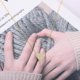 thumbnail image 4 of 925 Sterling Silver Heart Pendant Necklace Personality Fashion Clavicle Delicate Atmospheric Heart Necklace (Gold), 4 of 4