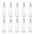 thumbnail image 1 of EeaseMX 10 botellas de spray transparentes de 60 ml, de plástico vacío, para maquillaje, perfume, atomizador, dispensador recargable multifuncional para viajes., 1 of 8
