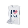 thumbnail image 3 of Nrmvnmi Tank Top for Women Patriotic Sleeveless Shirts 4th of July Tank Shirt American Flag Shirt Tees Mothers Day Gifts, 3 of 4