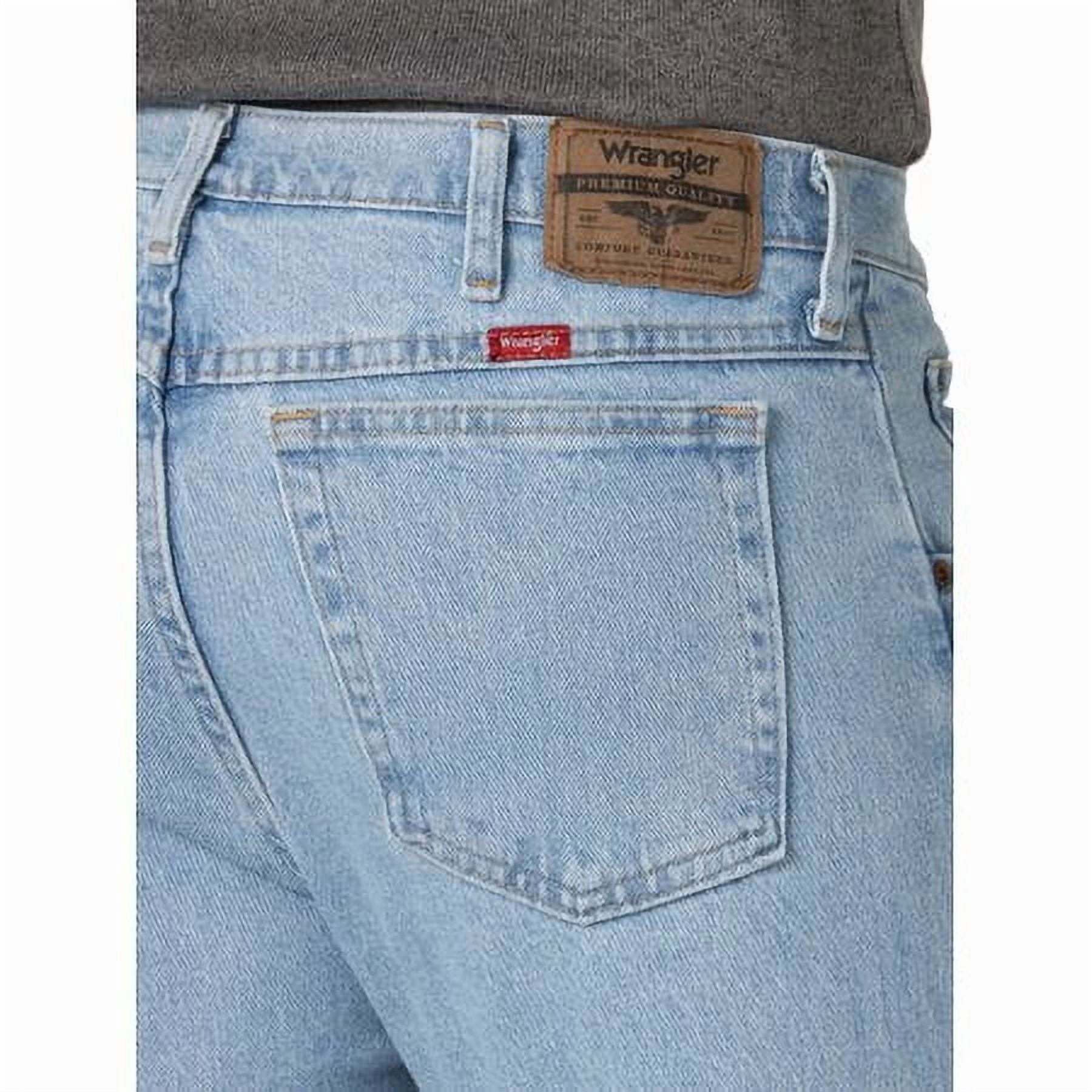 Wrangler Men's and Big Men's Regular Fit Jeans with Flex