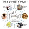 thumbnail image 4 of Tcbosik Handheld Bidet Sprayer for Toilet, Cloth Sprayer with Hose, Stainless Steel Great Water Pressure Toilet Bidet Sprayer for Bathing Pets, Silver, 4 of 10