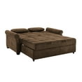 thumbnail image 5 of Serta Haiden Modern Upholstered Sleeper Sofa, Dark Brown, 5 of 8
