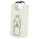 thumbnail image 2 of Bolsa de lavandería plegable de 82L, organizador de ropa, tela Oxford, ahorro de espacio para Blanco, 2 of 9