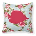 thumbnail image 1 of Caroline's Treasures BB1023-RS-BU-PW1414 Fish Tang Fish Shabby Chic Blue Roses Pillow Large Multicolor, 1 of 4