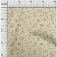 thumbnail image 2 of oneOone Velvet Beige Fabric Floral Quilting Supplies Print Sewing Fabric By The Yard 58 Inch Wide, 2 of 4