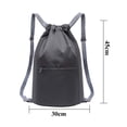 thumbnail image 1 of Bolsas De Deporte Bolsas deportivas con cordón Mochila cómoda para exteriores Ciclismo al aire libre (negro) Tmvgtek Para Estrenar, 1 of 7