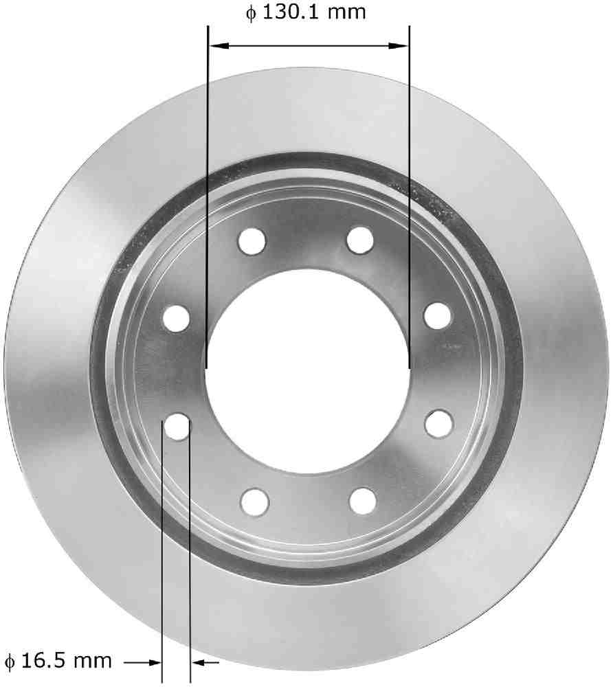 Bendix PRT6076 Premium Brake Rotor