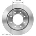 thumbnail image 2 of Bendix PRT6076 Premium Brake Rotor, 2 of 3