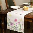 thumbnail image 4 of Luckyn Flowers Butterfly Spring Table Runner Kitchen Dining Table Decor 13x72 Inch, 4 of 7