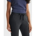 thumbnail image 4 of Hanes Women's French Terry Joggers with Pockets, 30" Black Heather M, 4 of 7