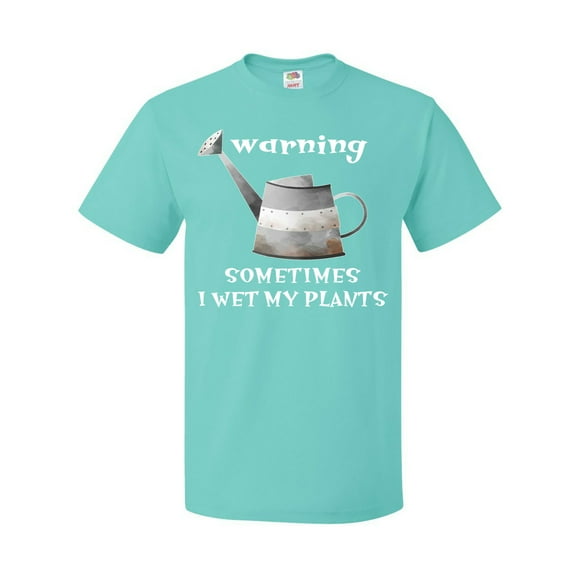 Inktastic Warning Sometimes I Wet My Plants Gardening Humor T-Shirt