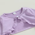 thumbnail image 4 of Tenue 2 Pcs pour Bébé Fille, Sans Manches, Col Ras du Cou, Robe Débardeur à Imprimé de Fleurs avec Nœud et Veste, Tenue d'Automne, 4 of 7