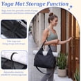 thumbnail image 5 of Threns Yoga Mat Bag Tote, Portable Yoga Gym Bags for Women Men with Waterproof Wet Pocket and Adjustable Strap, Quick Access Storage Yoga Mat Bag Carrier, 5 of 11