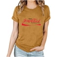 thumbnail image 2 of Kayannuo Womens Blouses Short Sleeve T Shirts for Women Valentine's Day Women's 2024 Spring And Summer Fashion Easter Print Pattern Round Neck Short Sleeved T-shirt Top/Shirt, 2 of 7