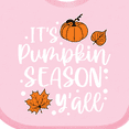 thumbnail image 4 of Inktastic Thanksgiving It's Pumpkin Season Y'all with Fall Leaves Boys or Girls Baby Bib, 4 of 4