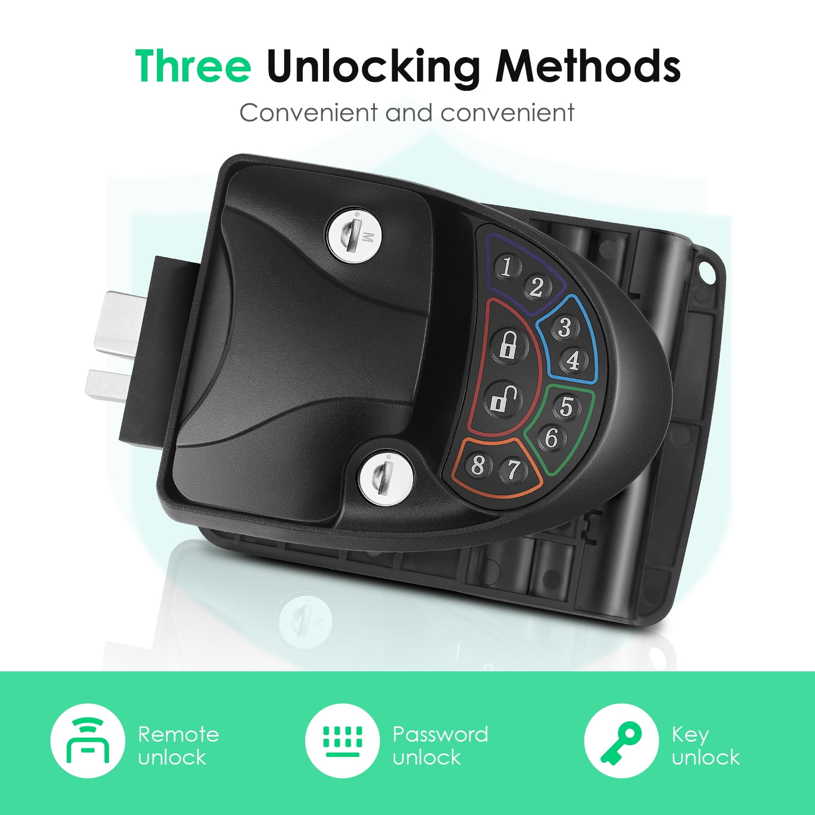 Buy zinc alloy rv keyless entry door lock handle latch with keypad